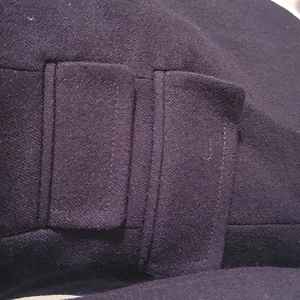 J Crew Wool Women's Navy and Cream Macking Blazer - Picture 4 of 5